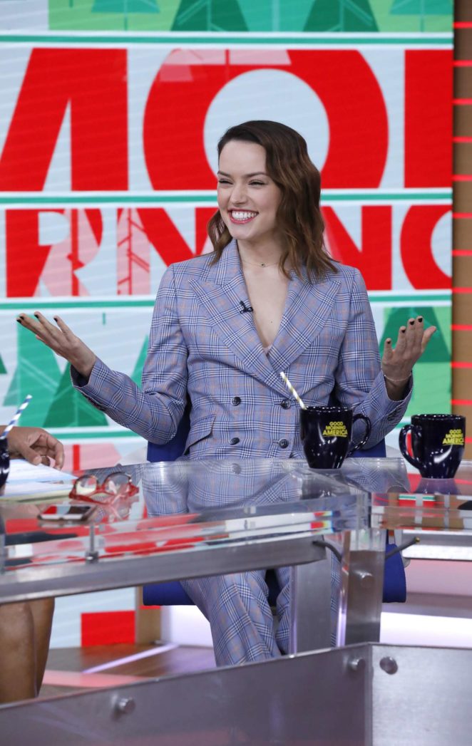 Daisy Ridley - Visits 'Good Morning America' in New York City